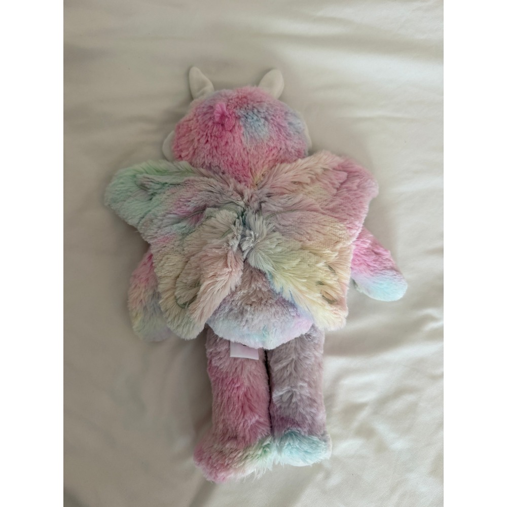 Slumberkins Kin Pastel Tie Dye‎ Moth Plush Stuffed Animal Toy Pink Blue Rainbow - Picture 4 of 5